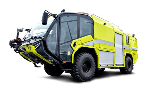 A large airport rescue vehicle weighing around 10 tons