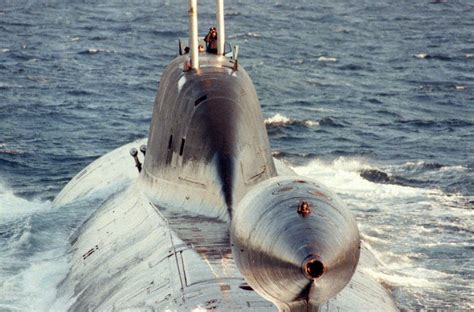 Akula II submarine in a naval exercise