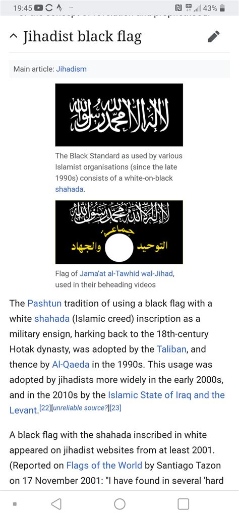 Al Qaeda flag meaning