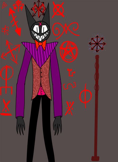 Red Accent in Alastor's Outfit