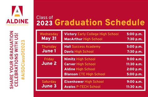 Aldine Calendar Scheduling Image