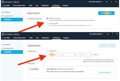 Alexa Skill Publishing