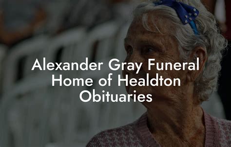 Alexander Gray Funeral Home Services