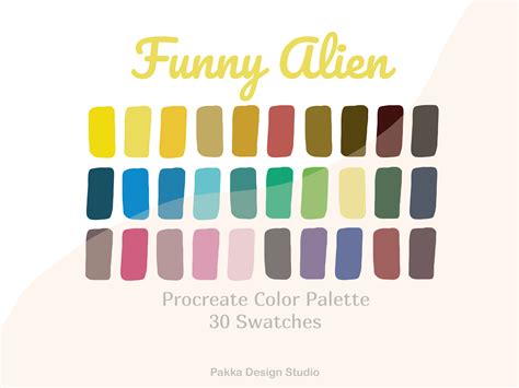 Alien Color Palette Art