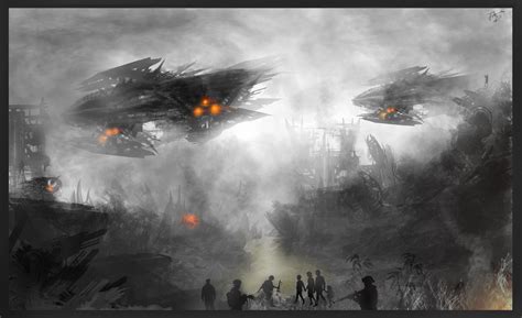 Alien Invasion Concept Art