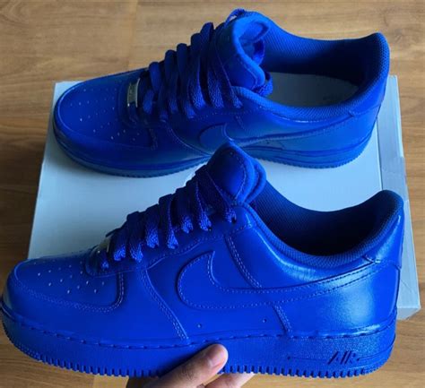 All Blue Air Forces, from different angles