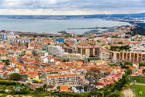 Almada city in Portugal