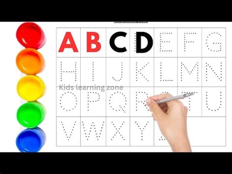 Learning the alphabet with printables