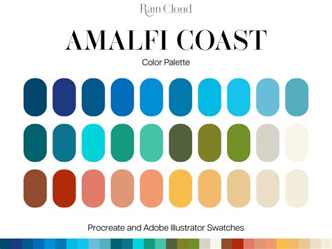 Amalfi Coast Color Palette