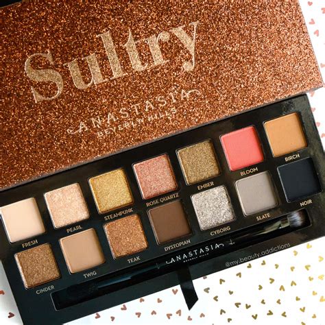 Anastasia Beverly Hills Sultry Eyeshadow Palette Formula Swatches