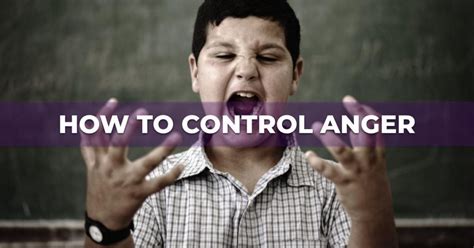 Anger Control Strategies