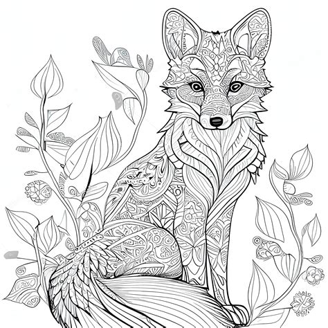 Animal coloring pages for stress relief