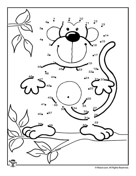 Animal Dot-to-Dot Printables