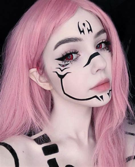 Anime character makeup look