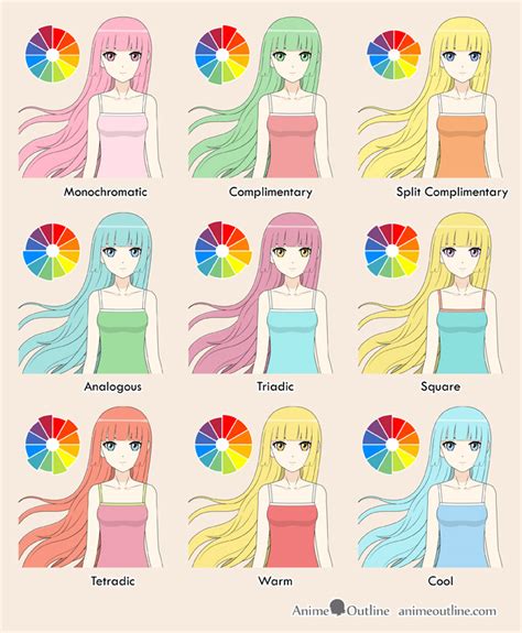 Anime Hair Colors