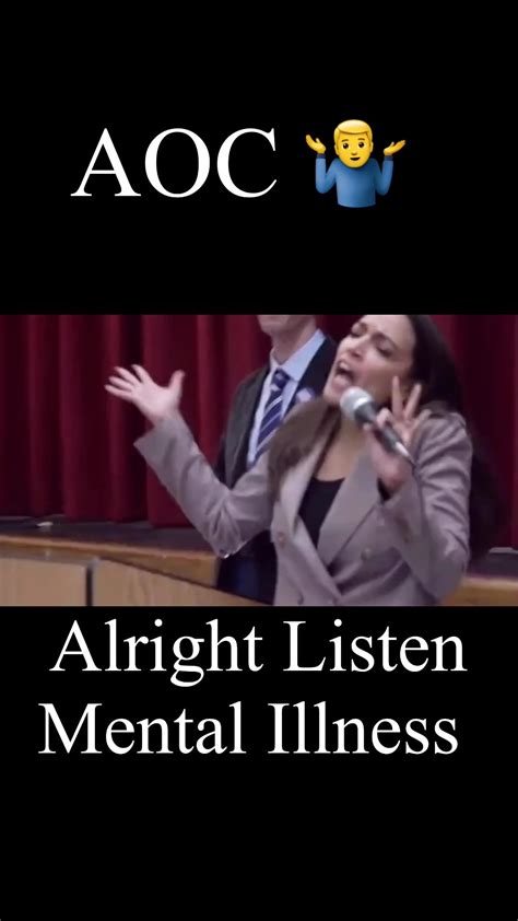 AOC listening to a constituent