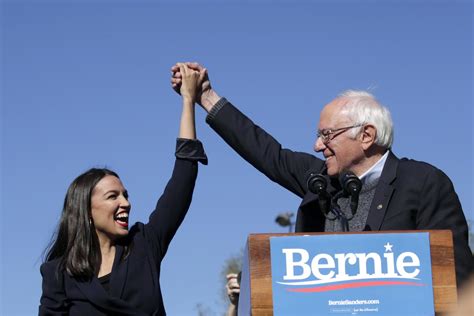 AOC and Bernie Sanders