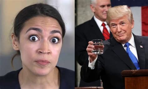 AOC speaking about President Trump