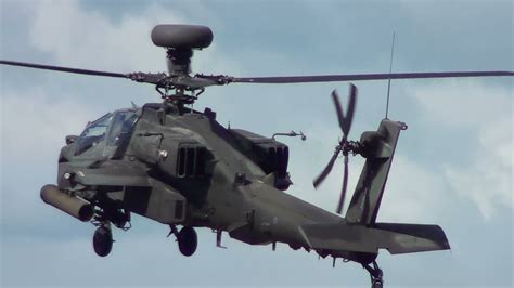 Apache Attack Helicopter Landing