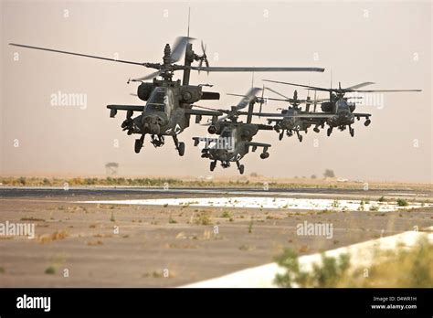 Apache Helicopter Landing