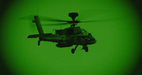 Apache Helicopter Night Vision