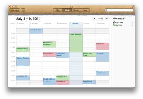 Apple Calendar