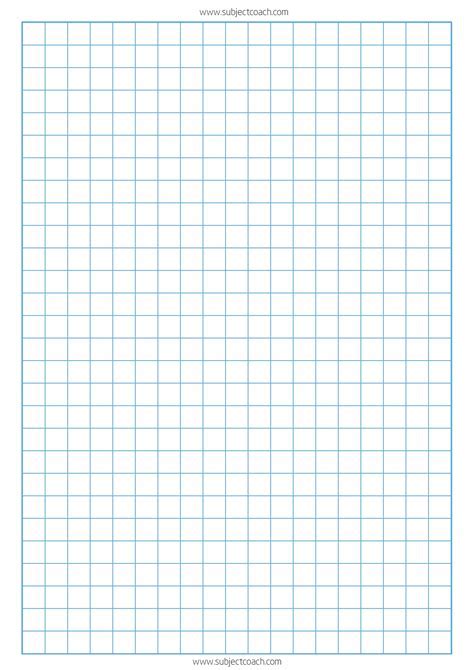 Applications of printable grid paper templates