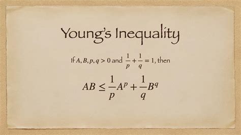 Applications of Young's Inequality