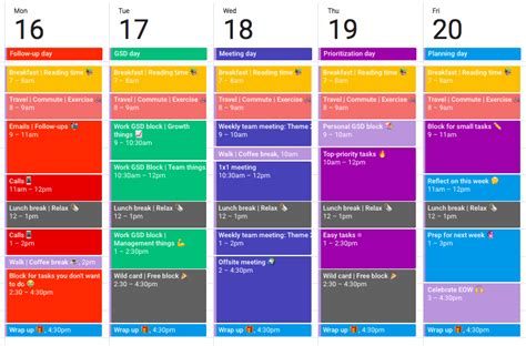 APS Calendar Tips for Productivity