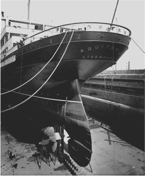 RMS Aquitania, a British liner turned troop ship