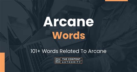 Image of arcane words