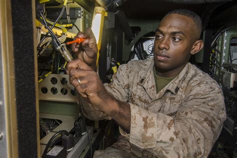 A photo of a soldier in a job role