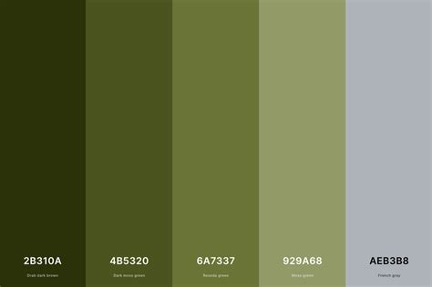 Army Green Color Palette