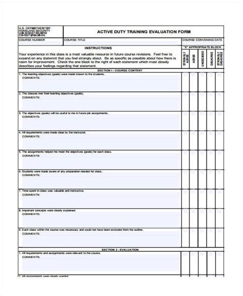 Army Training Evaluation