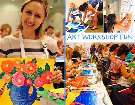 Art and creativity workshops at Pinot's Palette