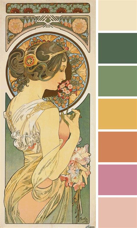 Art Nouveau Color Palette