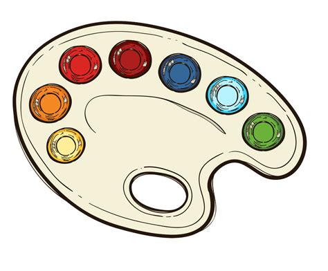 Art Palette Clip Art 7