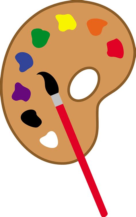 Artist Palette Clipart Ideas