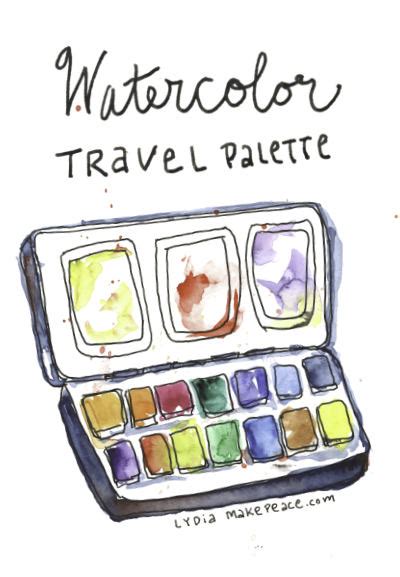 Artists' Watercolor Travel Palette