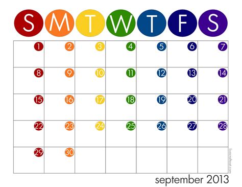 August Calendar Printable Free for Kids