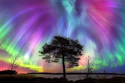 Aurora Borealis Color Spectrum