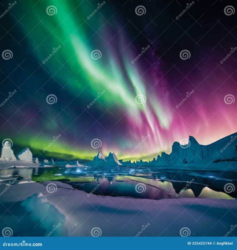 Aurora Borealis Design Elements