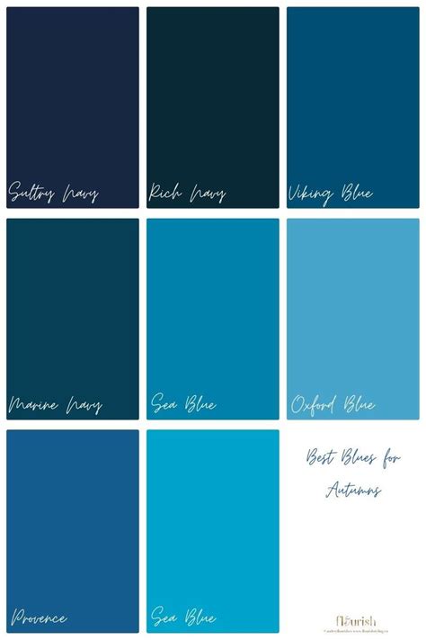 Autumn Blue Color Palette