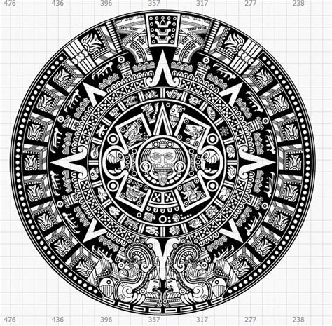 Aztec Calendar Designs