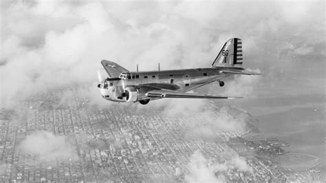 B-18 Bolo in flight