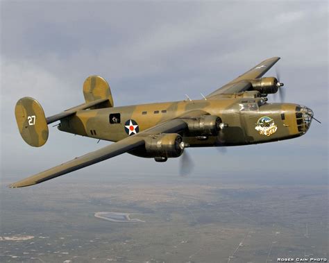 Image of B-24 Liberator in flight