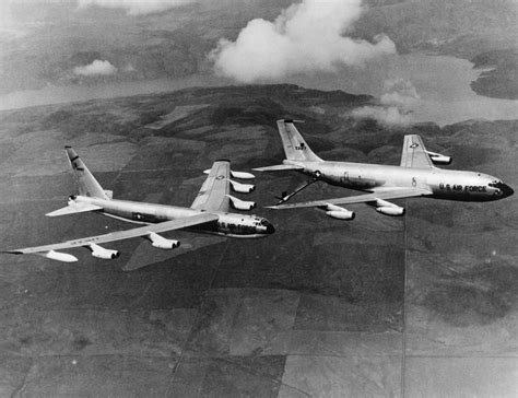 B-52 Stratofortress on display during a Cold War-era airshow