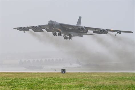 B-52 Stratofortress taking off