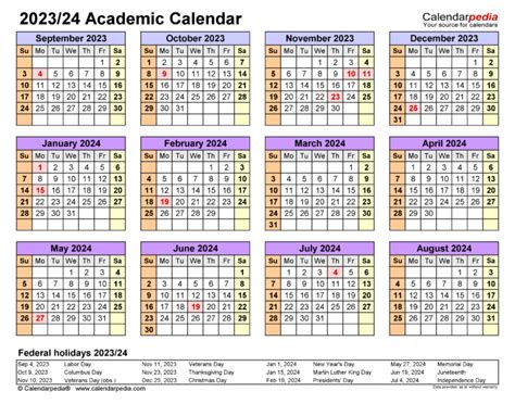 Babson Academic Calendar Overview