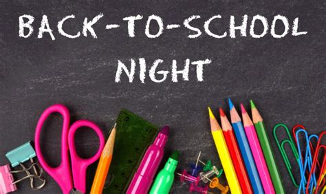 Back to School Night